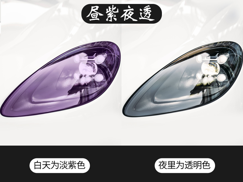 灯膜 · TPU变色系列（白天紫晚上透明）