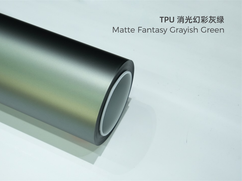 TPU消光幻彩灰绿