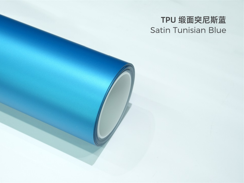TPU缎面突尼斯蓝