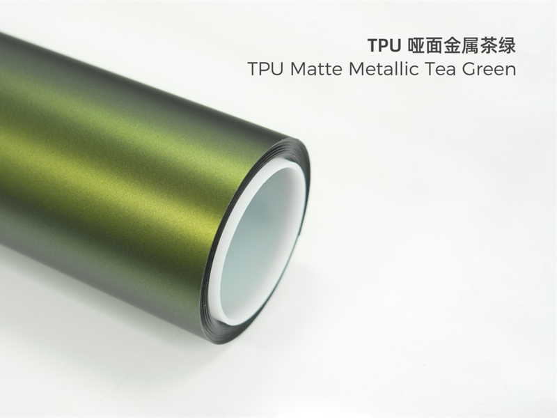 TPU哑面金属茶绿